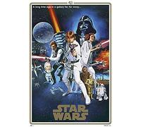 Grupo Erik Affiche Star Wars Classic 40 Anniversaire One Sheet B – Décoration murale