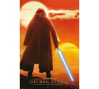 Grupo Erik - Poster Star Wars Kenobi Twin Suns - Deco Maison, Decoration Murale, Affiche Décorative