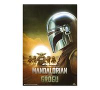 Grupo Erik Affiche Star Wars Mandalorian et Grogu – 61 x 91,5 cm