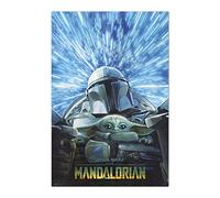 Grupo Erik - Poster Star Wars The Mandalorian - Hyperspace - Deco Maison, Decoration Murale, Affiche Décorative