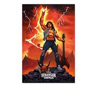 Grupo Erik - Poster Stranger Things Eddie - Deco Maison, Decoration Murale, Affiche Décorative | Licence Officielle |61,5 x 91 cm
