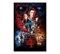 Erik – Affiche Stranger Things Maison de Vecna – Licence officielle – 61 x 91,5 cm – Papier glacé