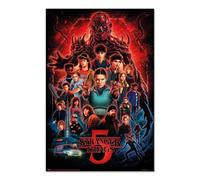 Grupo Erik - Affiche décorative Stranger Things Saison 5 - Décoration murale