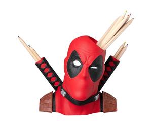 Grupo Erik - Pot à Crayons Deadpool | Accessoire Marvel, Fournitures de Bureau Originales | Sous Licence Officielle