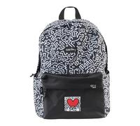 Grupo Erik - Sac à Dos Ordinateur Keith Haring | 44x34x14 cm | Sac à dos primaire et collège