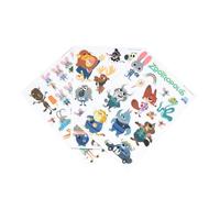 GRUPO ERIK | Set d’Aimants Découpés Disney Zootopie 2 - Magnets Décoratifs avec Personnages Judy Hopps et Nick Wilde | Planche Aimantée 14,5 x 21 cm | Produit sous Licence Officielle