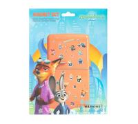 GRUPO ERIK | Set d’Aimants Découpés Disney Zootopie 2 - Magnets Décoratifs avec Personnages Judy Hopps et Nick Wilde | Planche Aimantée 14,5 x 21 cm | Produit sous Licence Officielle