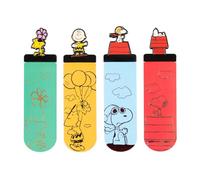 Erik – Lot de 4 marque-pages Snoopy – Peanuts (Snoopy, Charlie Brown, Woodstock)
