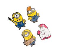 Grupo Erik | Set de 4 Pins Les Minions | Idée Cadeau Original