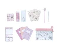 Grupo Erik - Set de Papeterie Disney, Bonjour Marie, Les Artistochats | Inclut: 1 Stylo Bille, 1 Crayon de Papier, 4 Surligneurs, 2 Trombones, 3 Carnets A6, des Stickers | Papeterie Kawaii