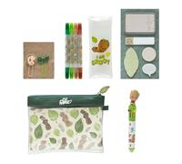 Grupo Erik – Set de papeterie Groot – Stylo 10 couleurs, 5 blocs notes, trousse Kawaii