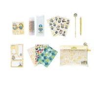 Grupo Erik - Set de Papeterie Les Minions | Inclut: 1 Stylo Bille, 1 Crayon de Papier, 4 Surligneurs, 2 Trombones, 3 Carnets A6, des Stickers | Papeterie Kawaii