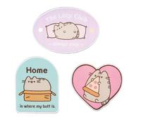 Grupo Erik - Set de patchs thermocollants Pusheen | Set de 3 patchs adhésifs pour tissus, accessoires kawaii