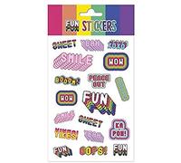 Grupo Erik - Set Stickers Fantaisie - Pack d'Autocollants Slang - 11 x 20 cm