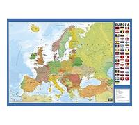 Grupo Erik - Sous-Main Bureau Carte d'Europe | Portugais | Sous-Main Bureau Enfant | Protège Bureau Enfant 34 x 49cm TSEPT014