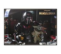 Grupo Erik - Sous-Main Bureau Star Wars, The Mandalorian, Grogu The Child | Sous-Main Bureau Enfant | Protège Bureau Enfant 34 x 49cm