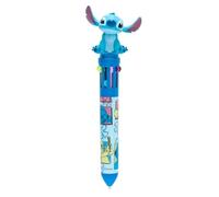 Grupo Erik - Stylo 10 couleurs en 1 Disney, Stitch | Stylo Bille Rétractable Original | Fournitures Scolaires, Cadeau Enfant, Rentrée Scolaire
