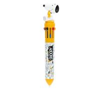 Grupo Erik - Stylo 10 couleurs en 1 Snoopy | Stylo Bille Rétractable Original | Fournitures Scolaires, Cadeau Enfant, Rentrée Scolaire