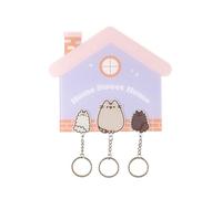 Grupo Erik | Support Porte-Clef Pusheen avec 2 Porte-Clés | Porte-Clés Mural | Des cadeaux pour femme, homme et enfant sous Licence Officielle (16 x 16 cm)