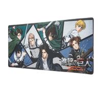 Grupo Erik - Tapis de Souris XXL L'Attaque des Titans, Tapis de Bureau 80 x 35 cm | Tapis de Souris Anime, Tapis de Souris SNK, sous Main Bureau, Tapis de Souris Gamer, Accessoires Gaming