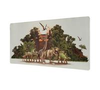 Grupo Erik - Tapis de Souris XL Jurassic Park | sous Main Bureau, Tapis de Souris Gaming, Déco Bureau