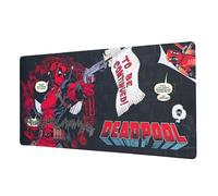 Grupo Erik Tapis de souris XXL ? Marvel Deadpool Gifts | Sous-main de jeu 80 x 35,1 cm | Clavier et tapis de souris en caoutchouc antidérapant | Cadeaux de jeu pour joueur
