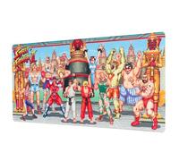 Grupo Erik Tapis de souris XXL - Street Fighter | Sous-main de jeu 80 x 35,1 cm - Clavier et tapis de souris en caoutchouc antidérapant - Cadeau de jeu pour joueur