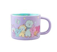 Grupo Erik - Tasse En Céramique BT21 320 ml - Passe Au Micro-Ondes et au Lave-Vaisselle | Mug Café & Thé, Idée Cadeau BTS
