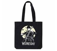 Grupo Erik - Tote Bag Mercredi Addams, 37 x 39 cm | Tote Bag Fantaisie, Tote Bag Original, Sac Fourre-tout