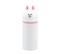Grupo Erik - Trousse 3D Line Friends Cony| Trousse Extensible en Silicone pour Collège ou Lycée, Fournitures Scolaires, Matériel Scolaire