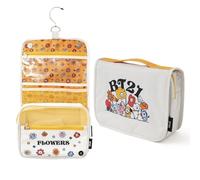 Grupo Erik - Trousse de Toilette Voyage BT21 - avec Crochet de Suspension | Vanity Voyage, Trousse à Maquillage, Trousse de Toilette Femme, Homme et Enfant