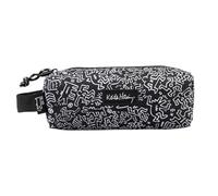 Grupo Erik Keith Haring Trousse d'école avec poignée et fermeture éclair pour garçons et filles scolaires de retour à l'école