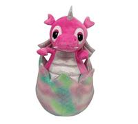 Grupo Moya Figurine en peluche œuf avec bébé dragon 20 cm (Rose)