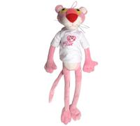 GRUPO MOYA Panthère rose en peluche avec T-SHIRT Blanc - Grande hauteur 50 cm - Pink Panther - couleur rose