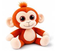 Grupo Moya Peluche singe 20 cm - Poupée en peluche douce et douce - Jouet pour enfants en polyester - Singe orange décoratif pour cadeau pour garçons et filles
