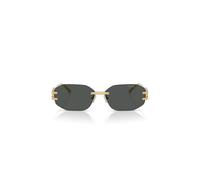 Versace Femme VE2274 100287 Lunettes de soleil Métal Or Gris Géométrique Normale