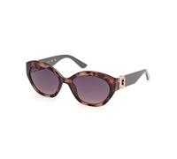 Guess Gu0010105b55 Womens UV Protected Injected Sunglasses Lunettes de Soleil, Noir (Ultra Brillant), 140/23/48,5 Femme
