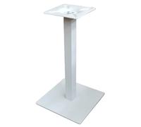 Gruppo Maruccia - Base pour table bar et bistrot en fonte - Pied central plat à plaque - Base pour table (blanc)