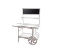 Gruppo Maruccia - Chariot d'exposition en bois avec lavande - présentoir pour magasins, vitrines - ameublement de maison - aménagement de mariage, événements