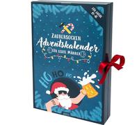 GRUSS & CO 51181 Calendrier de l'Avent pour hommes | Calendrier avec 12 paires de chaussettes pour homme, pressées individuellement en 24 paquets, taille 41-46 | Cadeau amusant pour homme