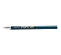 GRUSS & CO 73894 Stylo à bille, motif « Bester Papa ever », avec clip, dans une boîte cadeau, avec mine bleue interchangeable, cadeau pour papa, fête des pères, anniversaire