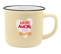 GRUSS & CO 74178 - Tasse XL - Motif Amore - Tasse préférée en porcelaine - Avec inscription en allemand - 55 cl - Avec banderole cadeau - Cadeau d'amour, petit ami, petite amie