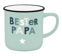 GRUSS & CO 74740 Tasse à expresso motif « Papa » | Mini tasse en porcelaine 10 cl avec bande cadeau | Cadeau pour amis, anniversaire