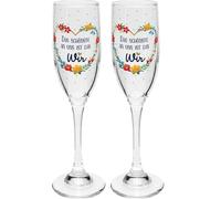 GRUSS & CO Ensemble de flûtes à champagne Nous : Deux verres