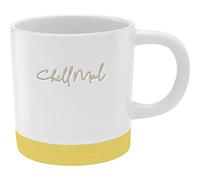 GRUSS & CO Mug avec gravure « Chill mal » | Grès 40 cl | Multicolore | Cadeau d'amis | 48433