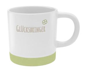 GRUSS & CO Mug avec gravure porte-bonheur en grès 40 cl Multicolore 48432