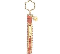 GRUSS & CO Porte-clés avec motif « Beste Mama » - Porte-clés - Boucle en macramé - Longueur 11,5 cm - Cadeau pour la fête des mères - Cadeau pour maman - 48639, Rose, Länge 11,5 cm, Motif « Beste Mama