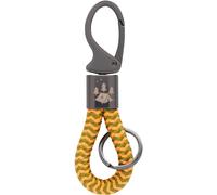 GRUSS & CO Porte-clés avec motif « montagnes » - Boucle tressée avec mousqueton, porte-clés - 12 cm - Cadeau d'anniversaire - 48424