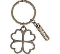 GRUSS & CO Porte-clés porte-bonheur | Pendentif figuratif avec anneau porte-clés, alliage de zinc, longueur 6,7 cm, dans une boîte cadeau, porte-bonheur, Noël, Nouvel An | 74374, multicolore, Taille