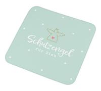 GRUSS & CO Serviette Magique avec Motif Ange | Petite Serviette d'invité, pressée, 30 cm x 30 cm, Coton, Cadeau Surprise Amusante | 74384
